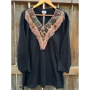 Vintage Womens Westen style Cactus tag one size all fits LARGE